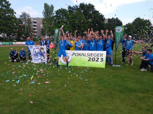 Pokalsieg gegen Dresdner SC  3 : 2
