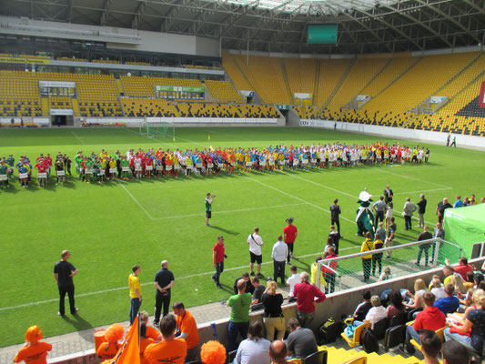 Euro 2016-Turnier für  C-Junioren im Dynamostadion (12.Juni 2016)