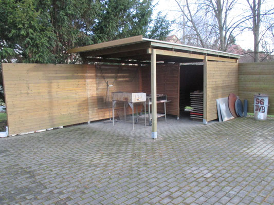 Grillplatz am Klubraum