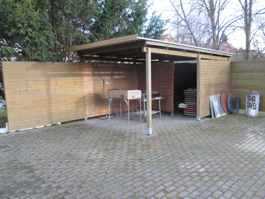 Grillplatz am Klubraum