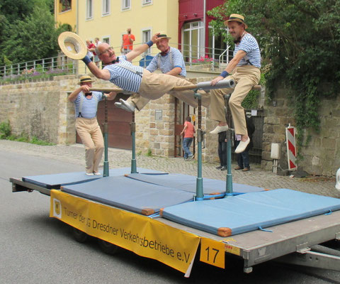 Turner zum Elbhangfestumzug 2015
