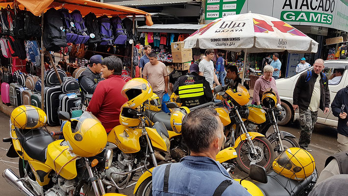Beautiful Ciudad del Este - Motorradtaxi