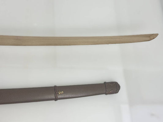 模造刀】旧日本軍 日本刀 竹光 約:全長95㎝・刃長71㎝・柄24 模造刀】旧日本軍 日本刀 竹光 約:全長95㎝・刃長71㎝・柄24