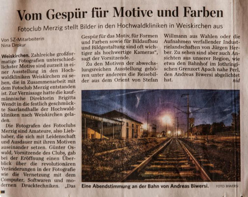 Ausstellung in Weiskirchen seit Sommer 2016