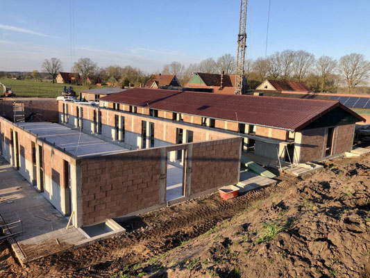 Neubau eines Abferkelstalls