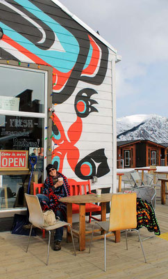 Kaffee in Carcross / coffee in Carcross