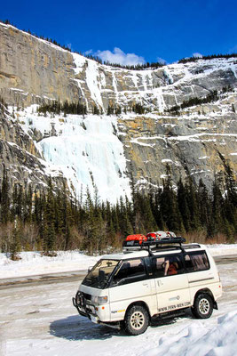 Yeti unterwegs in Banff/Jasper / Yeti on the road in Banff/Jasper