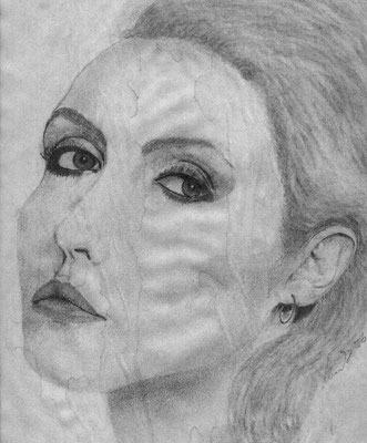 Blondie, 1983, Bleistift , 23x33cm