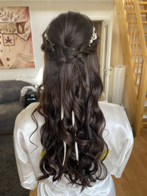 Brautstyling für Laura