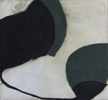  50-Drole de plante- juillet 2022- tempera sur toile-29x31cm