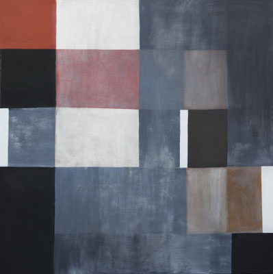 5-Sans titre- 19 fevrier 2019-huile et tempera sur toile-150x150cm