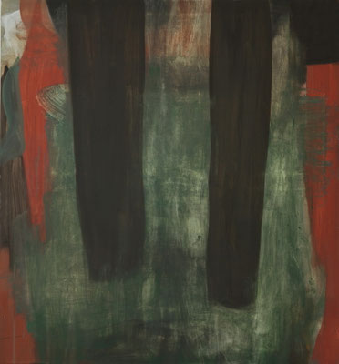 40-2 arbres-mai 2013-huile sur toile-150x140cm