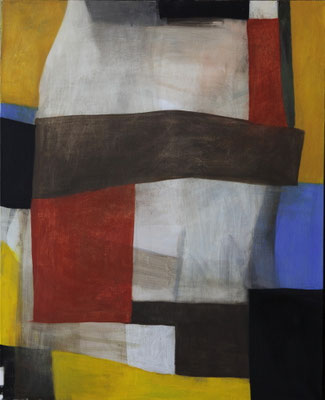 19-Sans titre- mars 2013-huile et tempera sur toile- 100x80cm