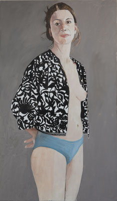 31-Manon - avril 2022- huile sur toile-120x70cm