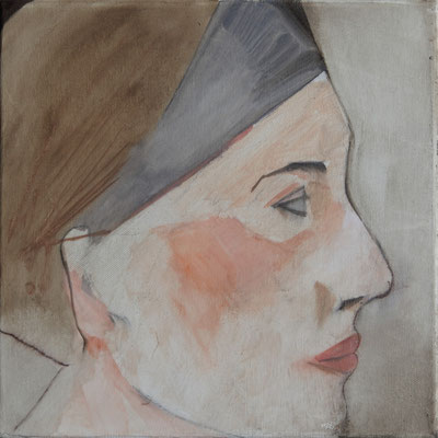 75-Anne 5-nov 14-tempera et huile sur toile-30x30cm