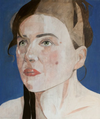 Laure- mars 2016-huile et tempera sur toile-100x85cm