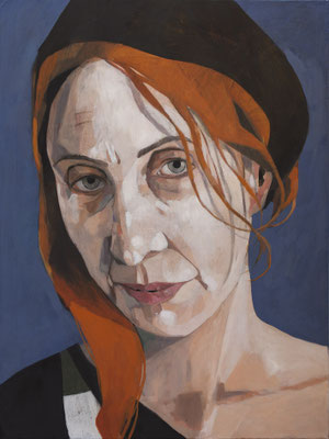 48-Sidonie- Aout 2019- tempera et huile sur toile-100x75 cm 