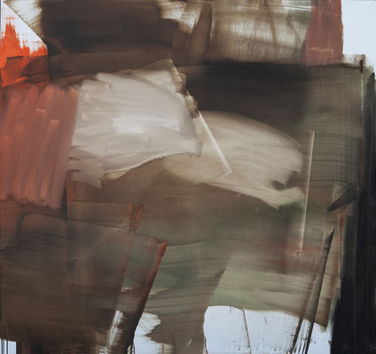 6- Sans titre, aout 2025, huile sur toile, 160x170cm