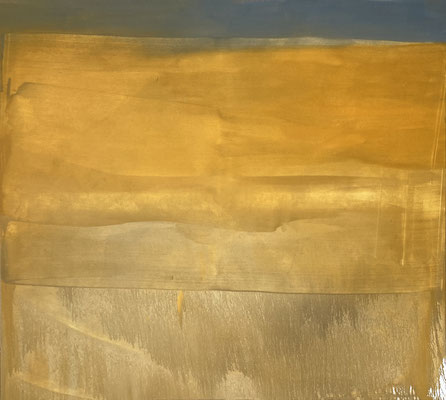 12-Sans titre ( jaune) - fevrier 2023- huile sur toile- 170x190cm