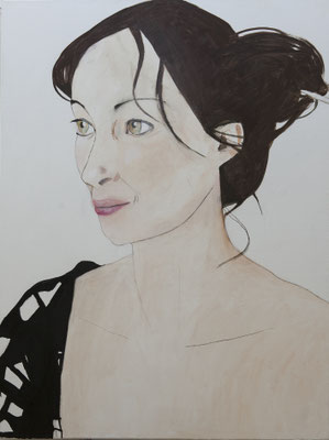 55-Dominique L  - dec 2020-  huile et tempera sur toile-100 x 80 cm