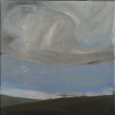 9-Paysage 1- fevrier 2013-huile sur toile-30x30cm