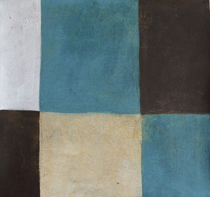 37-Bleu sulfate, ombre et blanc- avril 2014-tempera sur t-45x48cm