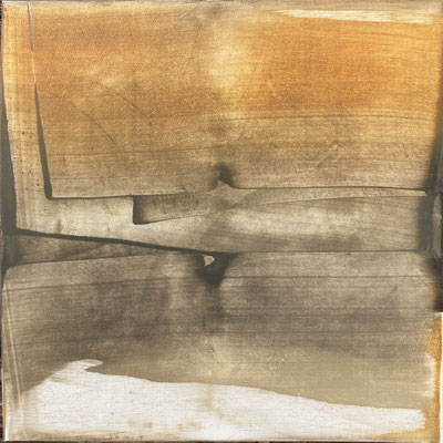 94- Sans titre-3 decembre 2022- huile sur toile-100x 100 cm