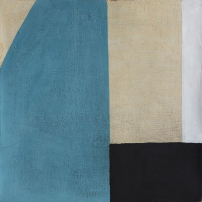 20-Bleu sulfate, noir et blanc-mars 2014-tempera sur toile-44x43,5cm