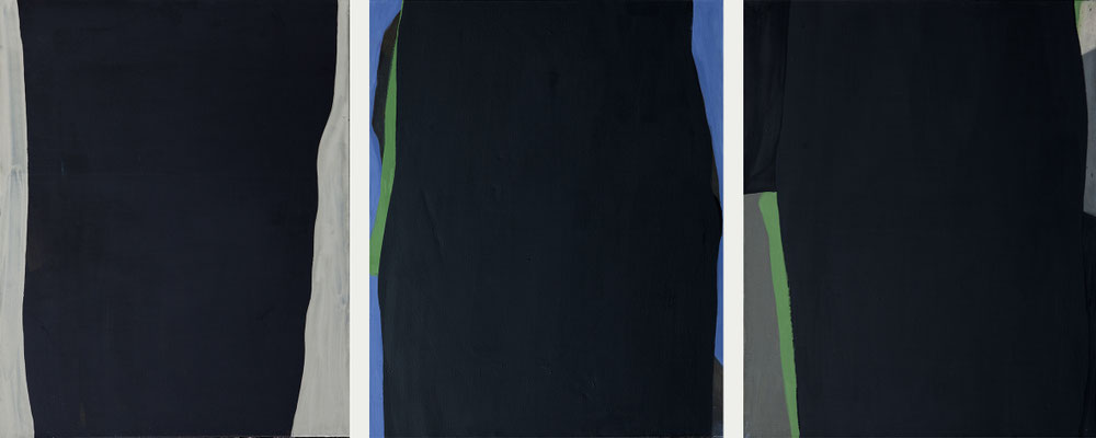 90-91-92- Les 3 veuves -fin novembre 2022- huile sur toile-100x 80 cm x3