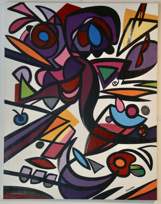 Ivresse. Acrylique sur toile