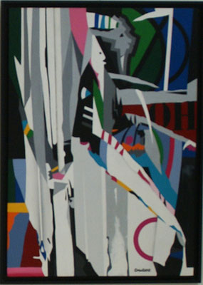 Oh. Acrylique sur toile. 71 x 97 cm. 800 €