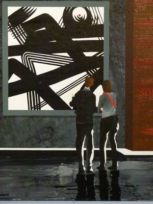 Arès l'expo. Acrylique sur toile. Collection privée.