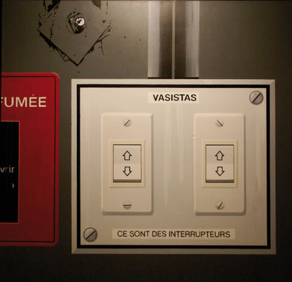 Vasistas. Acrylique sur toile. 120 x 120 cm. 1400 €