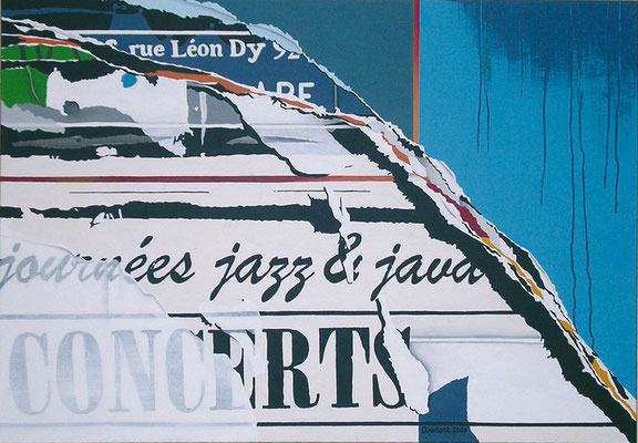 Jazz et java. Acrylique sur toile. Collection privée.