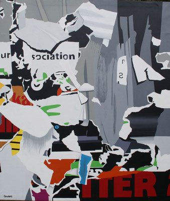 Oslo 3. Acrylique sur toile. Acrylique sur toile. 103 x 118 cm. 1250 €