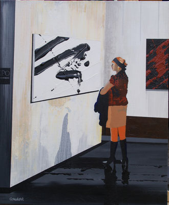 Pourquoi pas ? Acrylique sur toile. Collection privée.