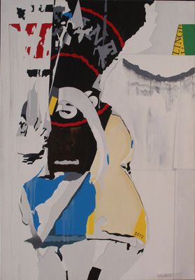 Valentine. Acrylique sur toile. 81 x 117 cm. 950 €