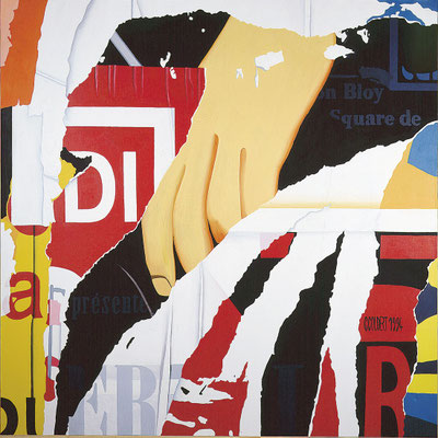 Après le théâtre. Acrylique sur toile. Collection privée