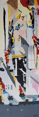 26-11. Acrylique sur toile. Diptyque. Collection privée 