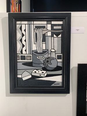 Aligot. Acrylique sur bois. 58 x 62 cm. Collection privée