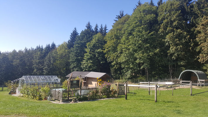 Plakette zur "NATUR im GARTEN" ökologisch gärtnern.