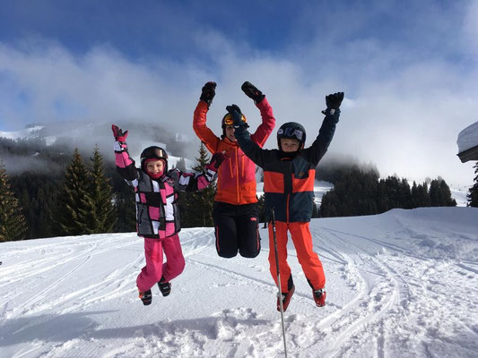 Ski-Freizeitgruppe des SV DJK Heufeld unterwegs in Saalbach 2019