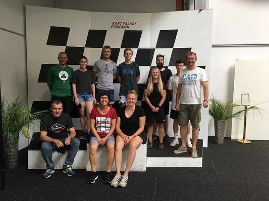 Skiteam Heufeld imm Sommer 2019 beim Kartrace.