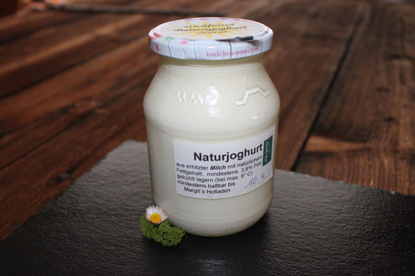 Selbstgemachtes Naturjoghurt