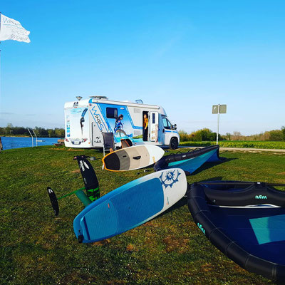 Setup für den Tag am Auesee