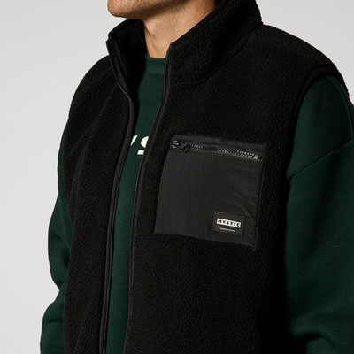 Mystic Teddy Bodywarmer Weste Black