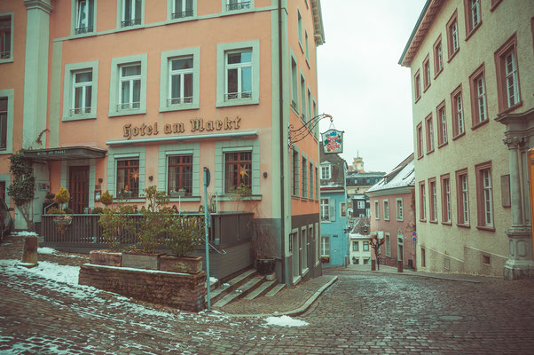 Enge Gassen und alte Häuser in Baden-Baden