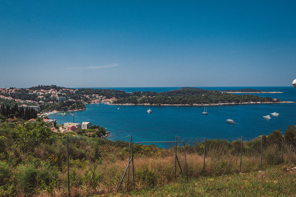 Von Dubac aus mit Blick in Richtung Dubrovnik