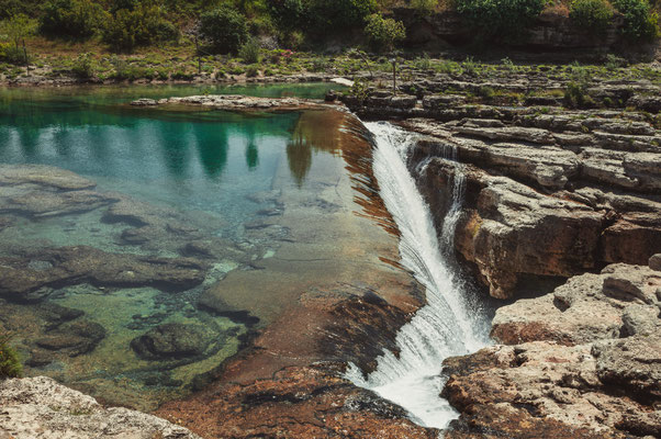 Wasserfall Vodopad Nijagara nahe Podgorica in Montenegro