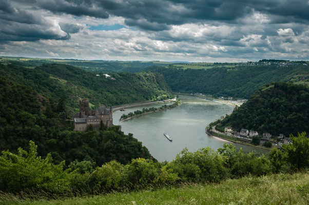 Aussicht auf die Burg Katz